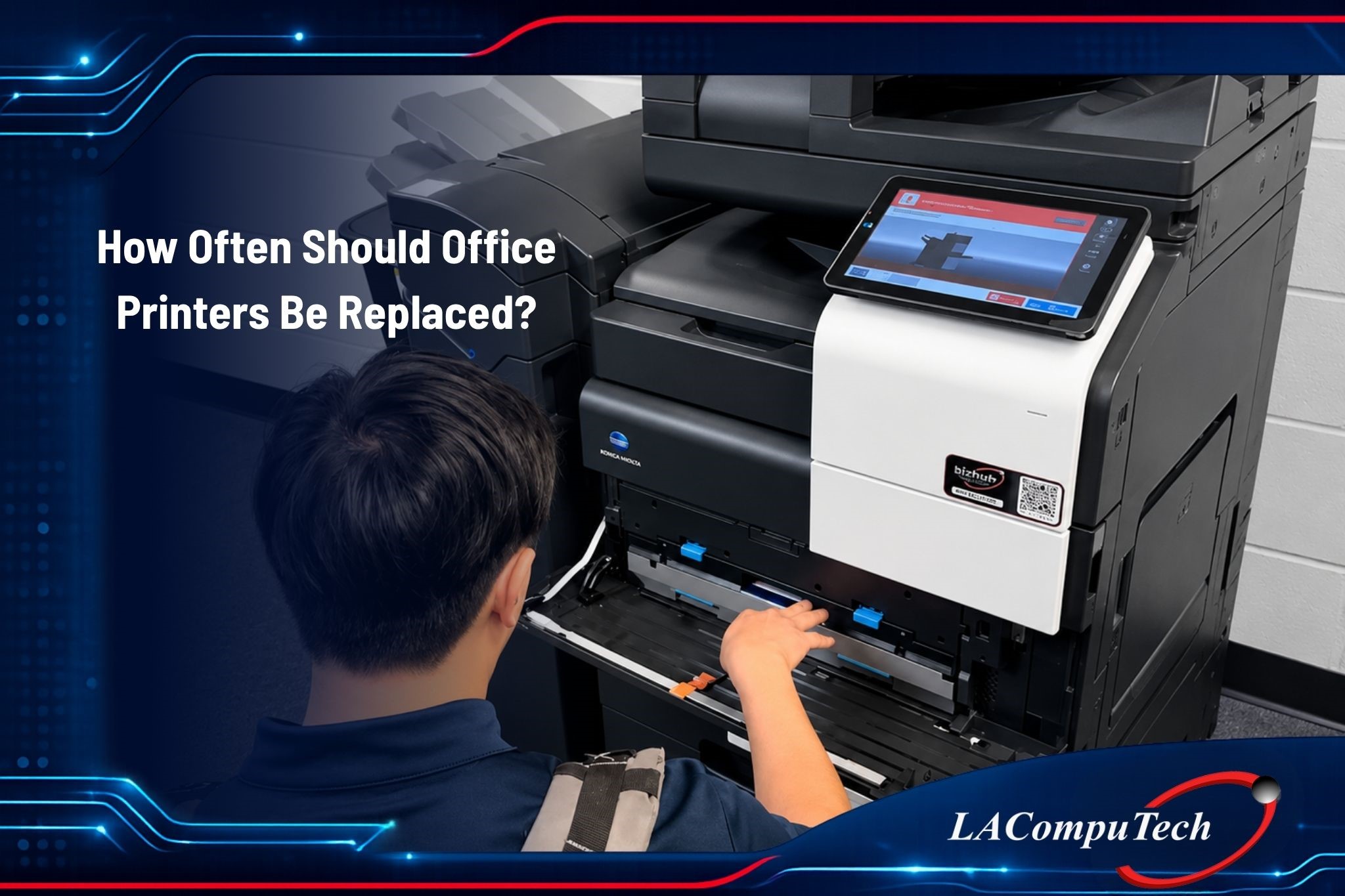 Office printer replacement planning for businesses evaluating aging printing equipment